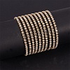 Brass Rhinestone Strass Chains CHC-T001-SS14-01C-2