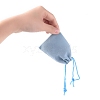 Velvet Cloth Drawstring Bags X-TP-C001-70X90mm-3-4