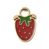 304 Stainless Steel Enamel Charms STAS-I338-01G-15-1
