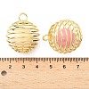 Brass Enamel Pendants KK-G548-02G-3
