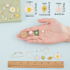SUNNYCLUE DIY Flower Earring Kits DIY-SC0014-44-3