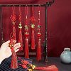 SUPERFINDINGS 12Pcs 4 Styles Polyester Tassel Pendant Decorations HJEW-FH0001-12-3