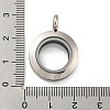 304 Stainless Steel Floating Locket Pendants STAS-E443-41P-3