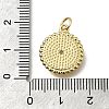 Brass Micro Pave Cubic Zirconia Pendants KK-C090-20G-3