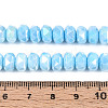 Anti-Tarnish Electroplate Glass Beads Strands GLAA-T025-8mm-11C-4