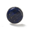 Natural Lapis Lazuli Round Adjustable Rings RJEW-K371-09S-25-3