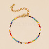 Bohemian Style Glass Seed Beaded Bracelets for Women QX0571-1