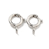 925 Sterling Silver Spring Ring Clasps STER-C005-06P-1