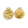 Real 18K Gold Plated Tone 304 Stainless Steel Pendants STAS-K291-01G-06-1