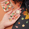 Autumn Theme   60Pcs 10 Style Alloy Enamel Pendants ENAM-PH0001-90-3