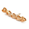 Alloy with Iron Clip Hair Barrettes PHAR-G014-01A-G-3