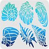 Large Plastic Reusable Drawing Painting Stencils Templates DIY-WH0202-204-1