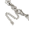 Non-Tarnish 304 Stainless Steel Link Chains Bracelets for Men & Women BJEW-D042-12P-3