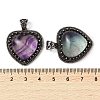 Natural Fluorite Pendants G-A095-01AS-03-3