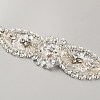 Flower Full Crystal Rhinestone Handmade Bridal Belts for Wedding Dresses AJEW-WH20006-233B-04-2