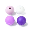 Round Food Grade Eco-Friendly Silicone Focal Beads SIL-F003-01D-2