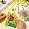 2 Sets Sunflower Suncatchers AJEW-CN0002-22-3