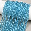 Natural Blue Topaz Beads Strands G-B175-D21-3mm-1