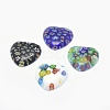 Handmade Millefiori Glass Cabochons LAMP-O016-21-1