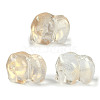 Spray Painted Glass Beads GLAA-Z007-04D-1