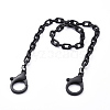 Personalized ABS Plastic Cable Chain Necklaces NJEW-JN02849-2