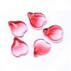 Transparent Glass Charms GLAA-H016-02B-14-2