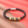 Braided Microfiber Leather Cord Bracelets BJEW-Q010-02A-3