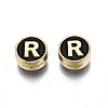 Alloy Enamel Beads ENAM-N052-006-02R-RS-2