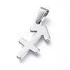 Non-Tarnish 304 Stainless Steel Pendants LS-STAS-L210-06J-P-01-1