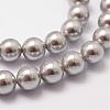 Shell Pearl Beads Strands BSHE-L026-05-6mm-3