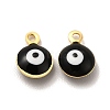 304 Stainless Steel Evil Eye Enamel Charms STAS-G302-03G-05-1