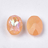 Pointed Back Resin Rhinestone Cabochons CRES-S379-8x10mm-C02-2