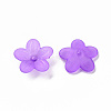 Frosted Acrylic Bead Caps X-MACR-S371-08A-747-2