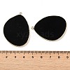 Natural Black Onyx(Dyed & Heated) Pendants G-K347-02G-06-3