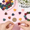 45Pcs 9 Colors Painted Natural Wood Beads WOOD-YW0002-03-5