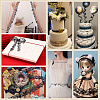 Hollow Lace Embossing Ribbon OCOR-WH0046-02-5