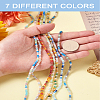 Yilisi 7 Strand 7 Colors Glass Beads Strands GLAA-YS0001-06-20