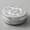 Aluminium Shallow Round Candle Tins AJEW-WH0312-58A-1