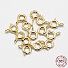 925 Sterling Silver Spring Ring Clasps STER-K167-076B-G-3
