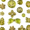110Pcs 11 Styles Transparent Acrylic Beads OACR-FS0002-07-3