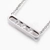 304 Stainless Steel Pendant Necklaces NJEW-P206-20P-1