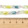 Electroplate Glass Beads Strands EGLA-P068-01A-01-4