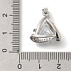 Brass Micro Pave Cubic Zirconia Pendants KK-B122-01C-P-3