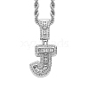 Brass Micro Pave Cubic Zirconia Pendants PW-WG3207D-20-1