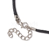 Flower Glass Seed Beads & Acrylic Pendant Necklaces NJEW-MZ00044-01-5