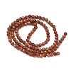 Synthetic Goldstone Beads Strands X-G-C263-A01-3mm-3