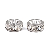 304 Stainless Steel Rhinestone Spacer Beads LS-STAS-P444-01B-P-1