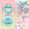 100Pcs Acrylic Bead Frame OACR-SP0001-72A-2