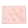 8 Sizes Flocking Plastic Rectangle Bracelet Design Board TOOL-D052-02-A-2