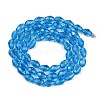 Transparent Glass Beads Strands EGLA-N013-T8mm-D17-2